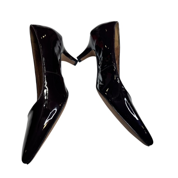 Clarks Sage Copper Burgundy Patent Leather Low Heel Shoes NWT - Picture 13 of 13